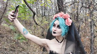 Halloween Cosplayes nőci popóba tolva