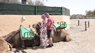 Méretes didkós arab kiscsaj baszása
