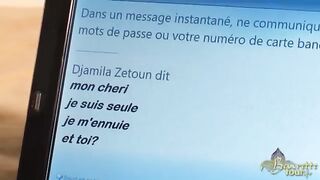 Szexy fiatal arab nőci cidázza a brét