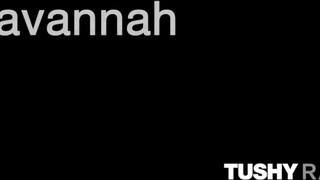 TUSHYRAW - Savannah Bond segglukába barna pélót tolnak
