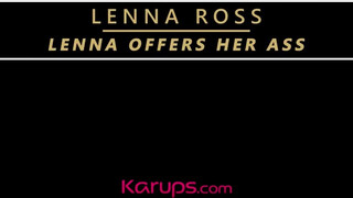 Lenna Ross ánusza megkúrva