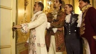 La Maschera di Ferro legelső epizód retro pornó Chris Charming hatalmas farkával és kicsike keblű csajszi análjával